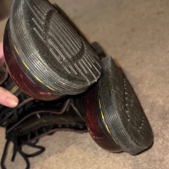 1460 Arcadia Leather Boots CHERRY 🍒 - Picture 8 of 8